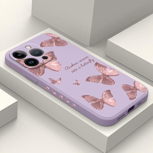LEECG für iphone 12 Pro Hülle Blumenmuster Design Anti Kratzer Weiches Silikon Handyhülle iphone 12 Pro 6,1 Zoll-Schmetterling Violett LEECG für iphone 12 Pro Hülle Blumenmuster Design Anti Kratzer Weiches Silikon Handyhülle iphone 12 Pro 6,1 Zoll-Schmetterling Violett von LEECG
