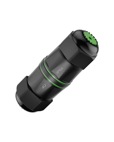 LEENUE RJ45 Kupplung Wasserdicht Patchkabel IP68 Netzwerkkabel Verbinder LAN Kabel Verlängerung Outdoor Ethernet Koppler Cat6/Cat5E/Cat5 (1) von LEENUE