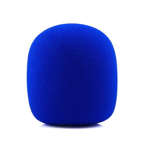 LEFXMOPHY Go Mic Foam for Rode Interview GO Handheld Adapter for Rode Go II/ME/PRO Wireless Lav Mic, Blue Pop Filter Microphone Windscreen Cover Windshield von LEFXMOPHY