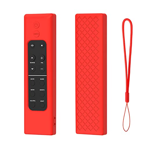 LEFXMOPHY SB01-RC Schutzhülle für Sennheiser SB01 Soundbar SB01-RC Fernbedienung, rote Silikonhülle von LEFXMOPHY