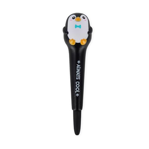 LEGAMI, Anti-Stress-Gelstift – Squeezies, Schreibwaren zum Entspannen, Konzentration, Anti-Stress, super weich, schwarze Tinte, Durchmesser der Spitze 1 mm, Thema Pinguin LEGAMI, Anti-Stress-Gelstift – Squeezies, Schreibwaren zum Entspannen, Konzentration, Anti-Stress, super weich, schwarze Tinte, Durchmesser der Spitze 1 mm, Thema Pinguin von LEGAMI