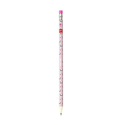 Legami - Bleistift aus Recyclingpapier, I Used to be a Newspaper, H18,5 cm, Ø0,7 cm, HB-Mine, vorgehärtet für Schule und Büro, zum Zeichnen, Schreiben, Skizzen, umweltfreundlich von LEGAMI