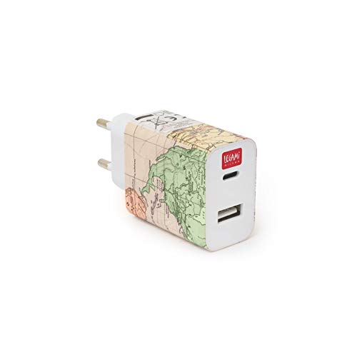 Legami - Plug & Charge - Wandladegerät - USB + USB-C von LEGAMI
