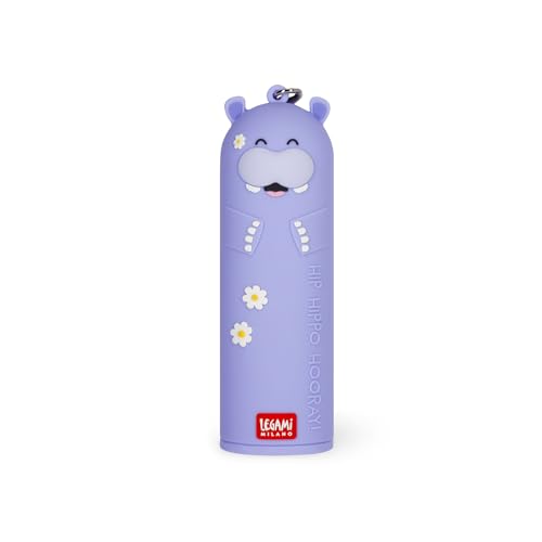 Legami - Tragbares Ladegerät - My Super Power, lädt 2 Geräte gleichzeitig, USB-Kabel Typ C im Lieferumfang enthalten, tragbare Powerbank, Durchmesser 3,5 cm, Höhe 11,60 cm, Hippo Legami - Tragbares Ladegerät - My Super Power, lädt 2 Geräte gleichzeitig, USB-Kabel Typ C im Lieferumfang enthalten, tragbare Powerbank, Durchmesser 3,5 cm, Höhe 11,60 cm, Hippo von LEGAMI