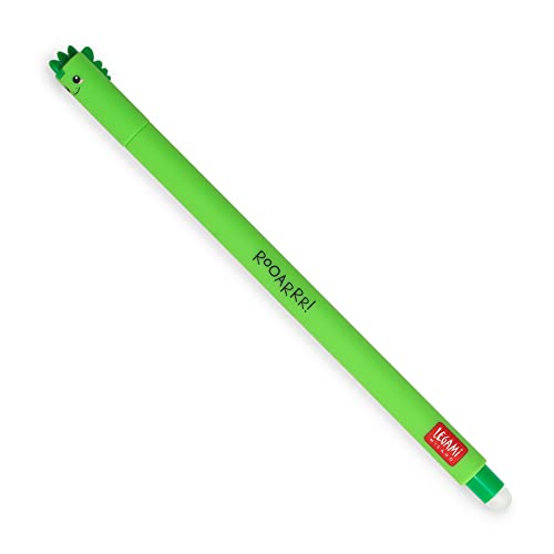 Legami - löschbarer Gelschreiber, hitzeempfindliche Tinte, Durchmesser der Spitze 0,7 mm, Höhe: 15 cm, grüne Tinte von LEGAMI