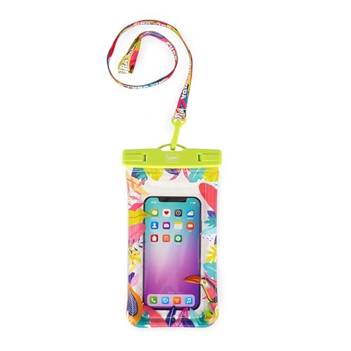 Legami - wasserdichte Handyhülle, schwimmende Smartphone-Hülle, wasserdichte Tasche, luftdichter Verschluss, Touchscreen, Unterwasserhülle Max 6.5“ Bildschirm, 10,7 x 22 x 1,3 cm Legami - wasserdichte Handyhülle, schwimmende Smartphone-Hülle, wasserdichte Tasche, luftdichter Verschluss, Touchscreen, Unterwasserhülle Max 6.5“ Bildschirm, 10,7 x 22 x 1,3 cm von LEGAMI