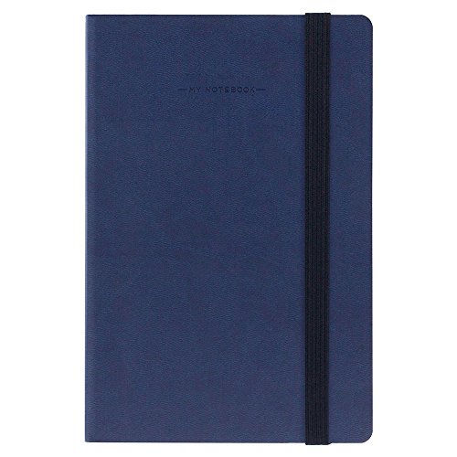 Links mynot00 Notizbuch, 9,5 x 13,5 cm, 9,5 x 13,5 cm, blau von LEGAMI