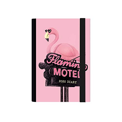 Tageskalender 12 Monate SMALL - 2020 - Flamingo Motel von LEGAMI