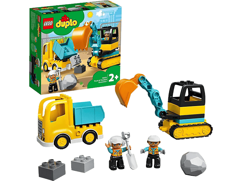 LEGO 10931 Bagger und Laster Bausatz, Mehrfarbig von LEGO