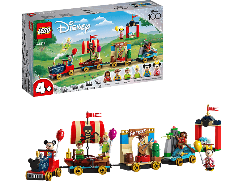 LEGO 43212 Disney Geburtstagszug Bausatz, Mehrfarbig von LEGO