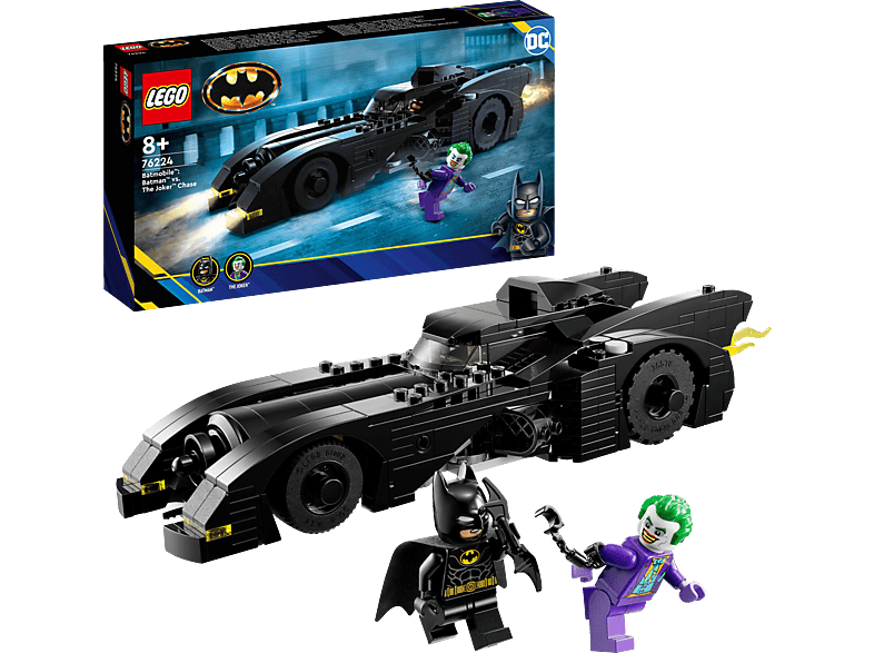 LEGO Batman™(DC) 76224 Batmobile: Batman verfolgt den Joker Bausatz, Mehrfarbig von LEGO