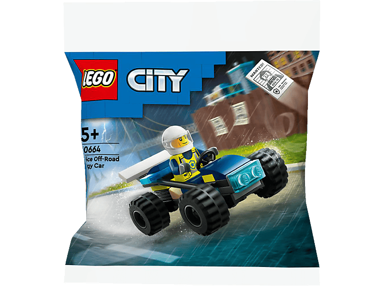 LEGO City 30664 Polizei-Geländebuggy Bausatz, Mehrfarbig von LEGO