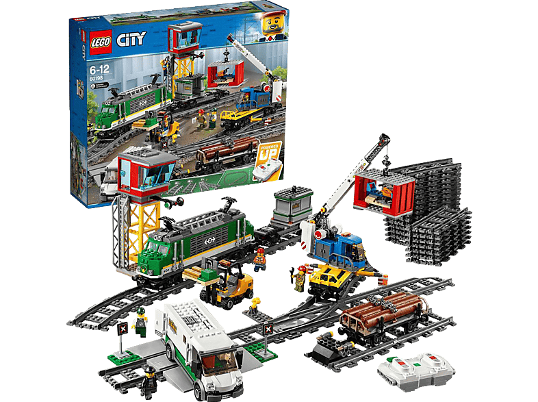 LEGO City 60198 Güterzug Bausatz, Mehrfarbig von LEGO