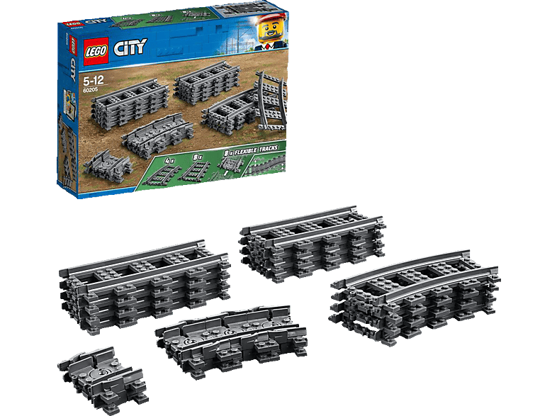 LEGO City 60205 Schienen Bausatz, Mehrfarbig von LEGO