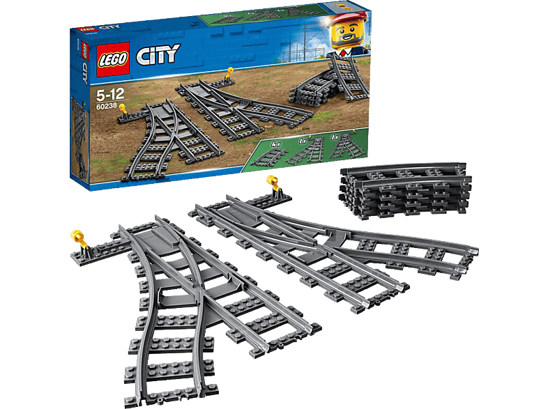 LEGO City 60238 Weichen Bausatz, Schwarz von LEGO