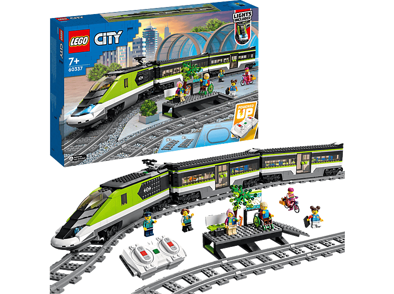 LEGO City 60337 Personen-Schnellzug Bausatz, Mehrfarbig von LEGO