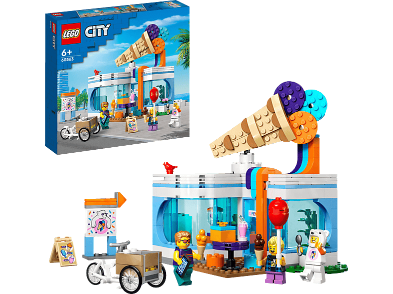 LEGO City 60363 Eisdiele Bausatz, Mehrfarbig von LEGO
