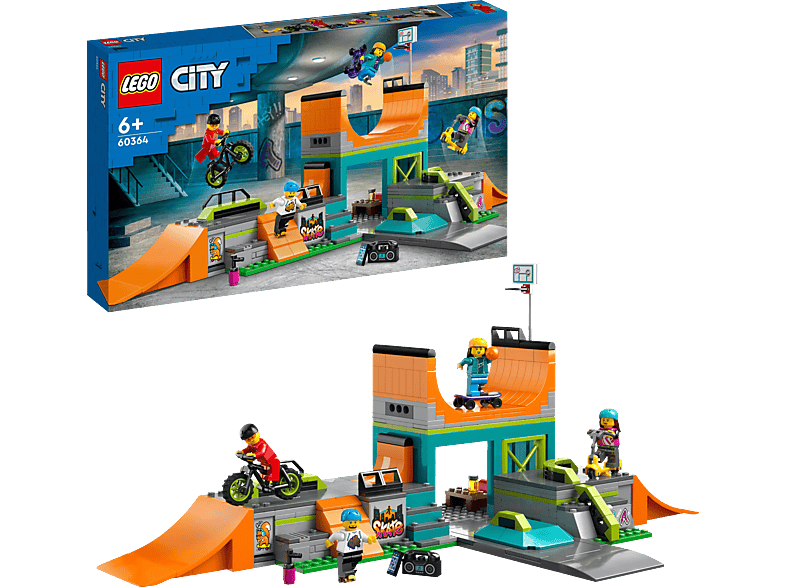 LEGO City 60364 Skaterpark Bausatz, Mehrfarbig von LEGO