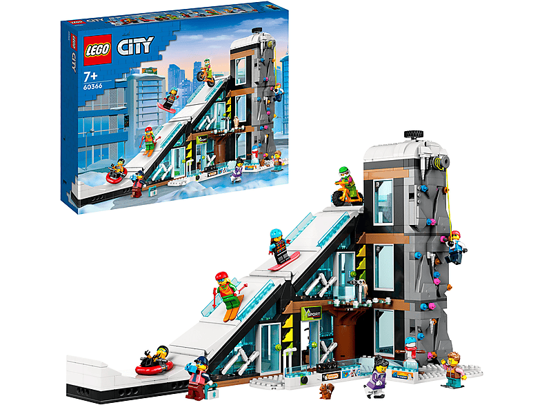 LEGO City 60366 Wintersportpark Bausatz, Mehrfarbig von LEGO