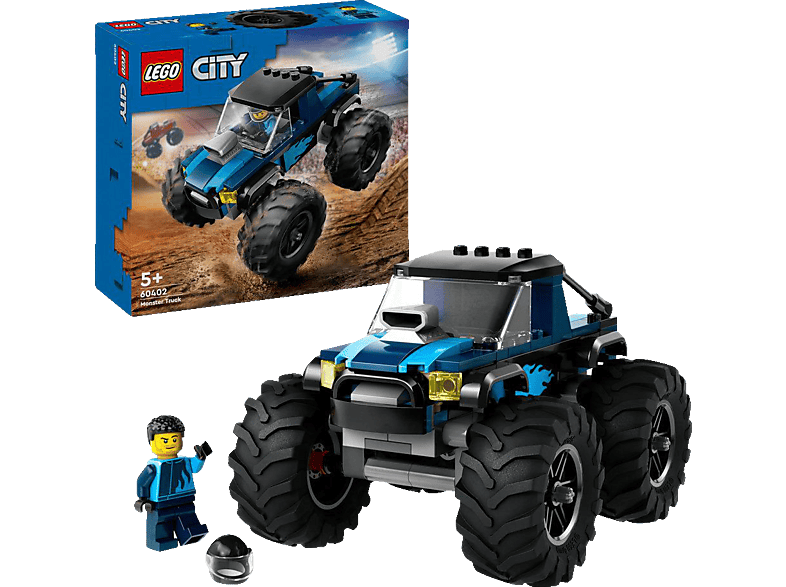 LEGO City 60402 Blauer Monstertruck Bausatz, Mehrfarbig von LEGO
