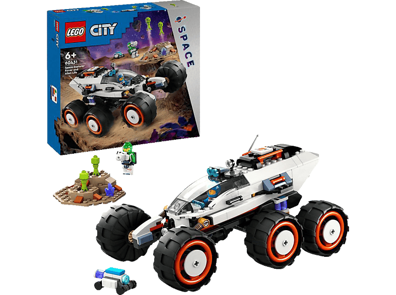 LEGO City 60431 Weltraum-Rover mit Außerirdischen Bausatz, Mehrfarbig von LEGO