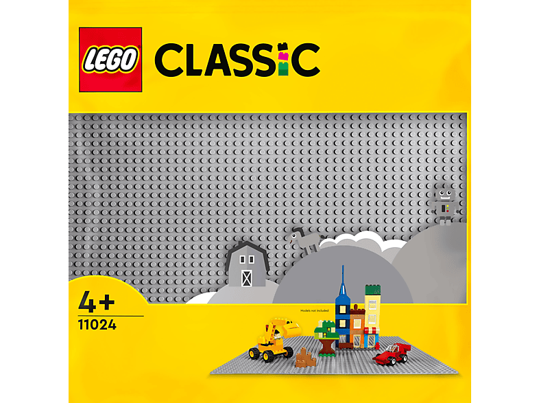 LEGO Classic 11024 Graue Bauplatte Bausatz, Grau von LEGO