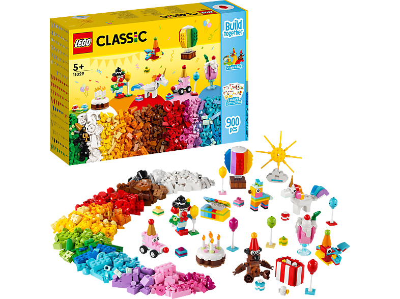 LEGO Classic 11029 Party Kreativ-Bauset Bausatz, Mehrfarbig von LEGO