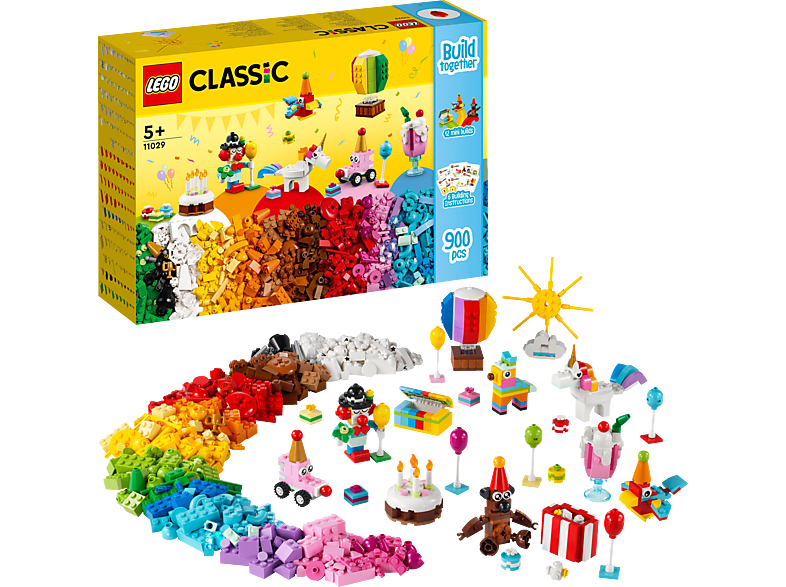 LEGO Classic 11029 Party Kreativ-Bauset Bausatz, Mehrfarbig von LEGO