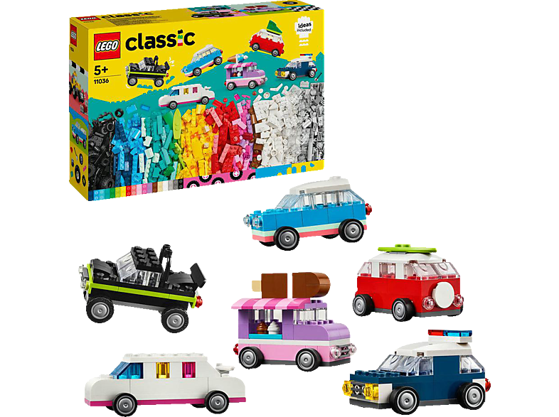 LEGO Classic 11036 Kreative Fahrzeuge Bausatz, Mehrfarbig LEGO Classic 11036 Kreative Fahrzeuge Bausatz, Mehrfarbig von LEGO