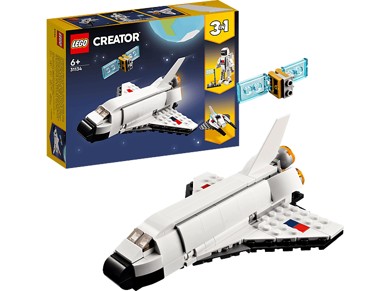 LEGO Creator 31134 Spaceshuttle Bausatz, Mehrfarbig LEGO Creator 31134 Spaceshuttle Bausatz, Mehrfarbig von LEGO