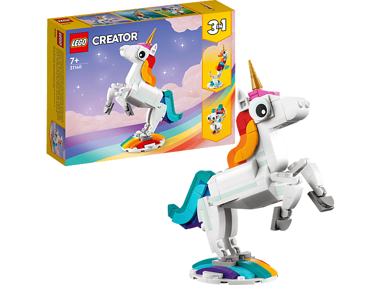 LEGO Creator 31140 Magisches Einhorn Bausatz, Mehrfarbig LEGO Creator 31140 Magisches Einhorn Bausatz, Mehrfarbig von LEGO