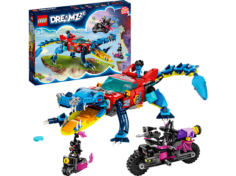 LEGO DREAMZzz 71458 Krokodilauto Bausatz, Mehrfarbig von LEGO
