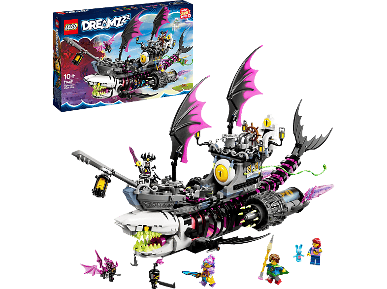 LEGO DREAMZzz 71469 Albtraum-Haischiff Bausatz, Mehrfarbig von LEGO