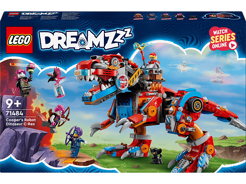 LEGO DREAMZzz 71484 Coopers Dino-Mech C-Rex Bausatz, Mehrfarbig LEGO DREAMZzz 71484 Coopers Dino-Mech C-Rex Bausatz, Mehrfarbig von LEGO