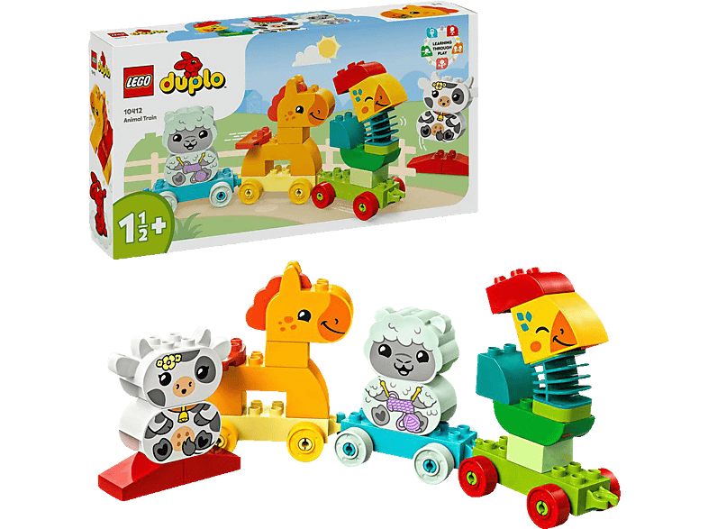 LEGO DUPLO My First 10412 Tierzug Bausatz, Mehrfarbig von LEGO