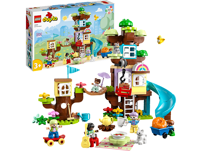 LEGO DUPLO Town 10993 3-in-1-Baumhaus Bausatz, Mehrfarbig von LEGO