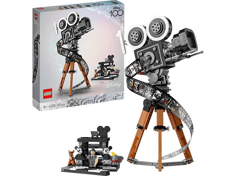 LEGO Disney 43230 Kamera – Hommage an Walt Bausatz, Mehrfarbig von LEGO