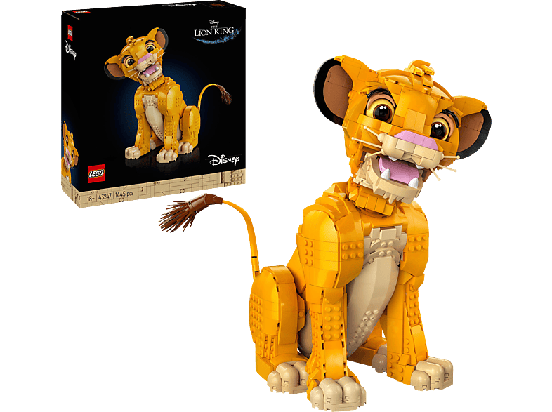 LEGO Disney Classic 43247 Simba, der junge König Löwen Bausatz, Mehrfarbig LEGO Disney Classic 43247 Simba, der junge König Löwen Bausatz, Mehrfarbig von LEGO
