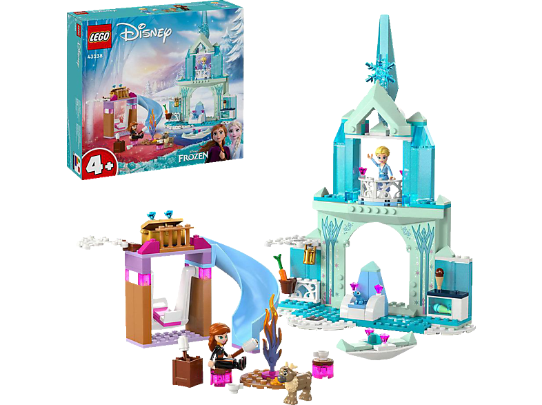 LEGO Disney Princess 43238 Elsas Eispalast Bausatz, Mehrfarbig von LEGO