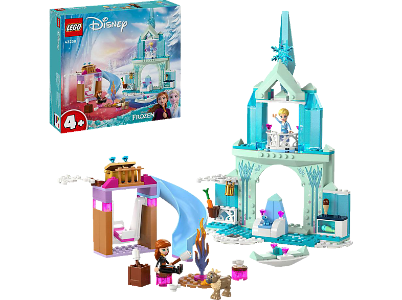 LEGO Disney Princess 43238 Elsas Eispalast Bausatz, Mehrfarbig von LEGO