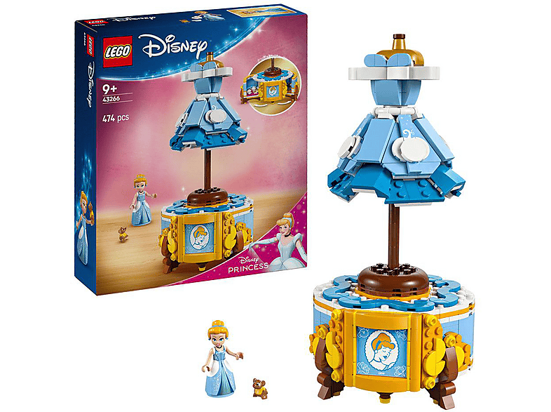 LEGO Disney Princess 43266 Cinderellas Kleid Bausatz, Mehrfarbig LEGO Disney Princess 43266 Cinderellas Kleid Bausatz, Mehrfarbig von LEGO
