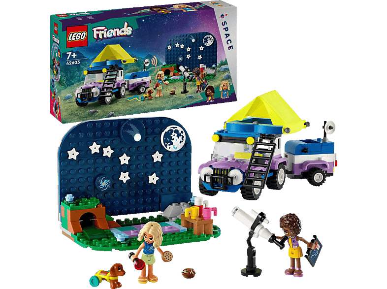 LEGO Friends 42603 Sterngucker-Campingfahrzeug Bausatz, Mehrfarbig von LEGO