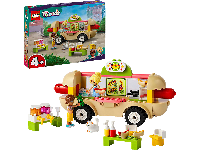 LEGO Friends 42633 Hotdog-Truck Bausatz, Mehrfarbig von LEGO