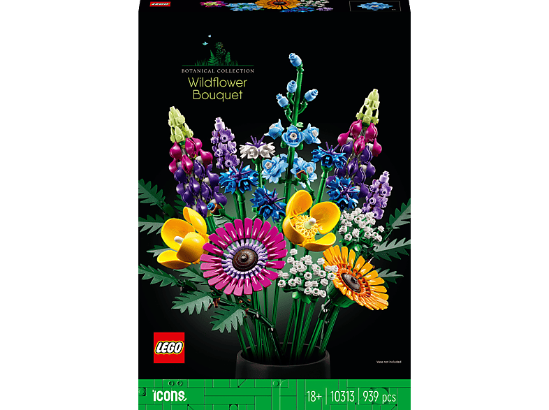 LEGO Icons 10313 Wildblumenstrauß Bausatz, Mehrfarbig von LEGO