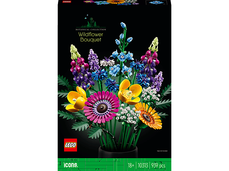 LEGO Icons 10313 Wildblumenstrauß Bausatz, Mehrfarbig LEGO Icons 10313 Wildblumenstrauß Bausatz, Mehrfarbig von LEGO