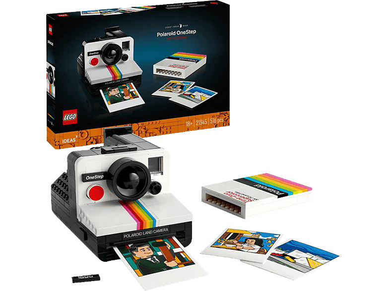 LEGO Ideas 21345 Polaroid OneStep SX-70 Sofortbildkamera Bausatz, Mehrfarbig LEGO Ideas 21345 Polaroid OneStep SX-70 Sofortbildkamera Bausatz, Mehrfarbig von LEGO