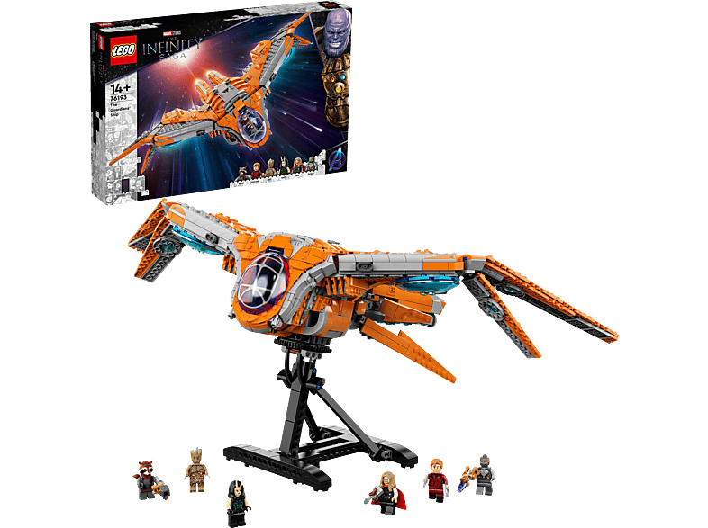 LEGO Marvel 76193 Das Schiff der Wächter Bausatz, Mehrfarbig von LEGO