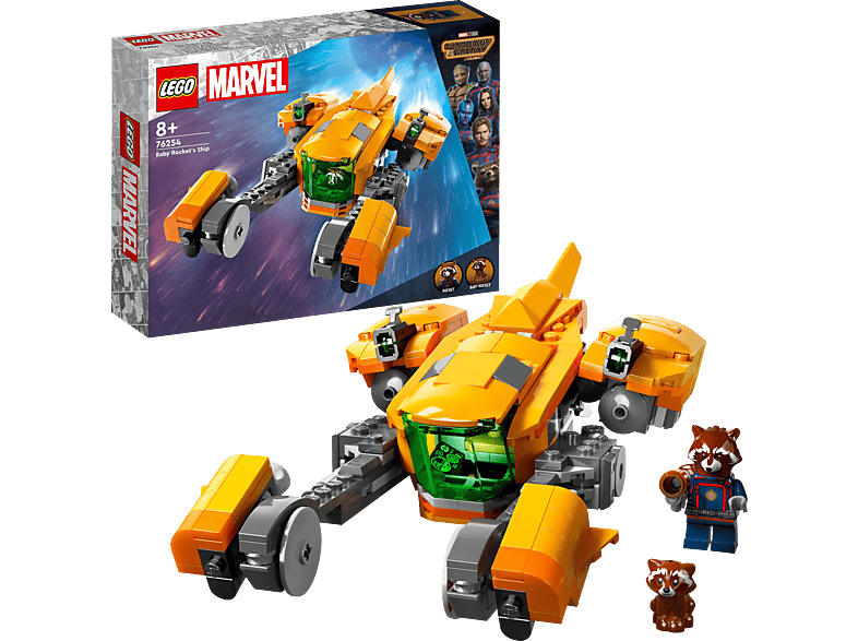 LEGO Marvel 76254 Baby Rockets Schiff Bausatz, Mehrfarbig von LEGO
