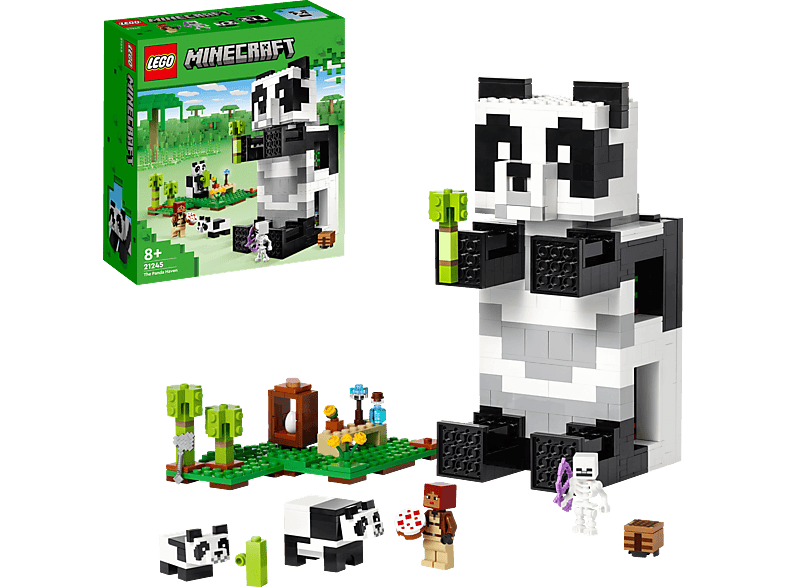 LEGO Minecraft 21245 Das Pandahaus Bausatz, Mehrfarbig von LEGO