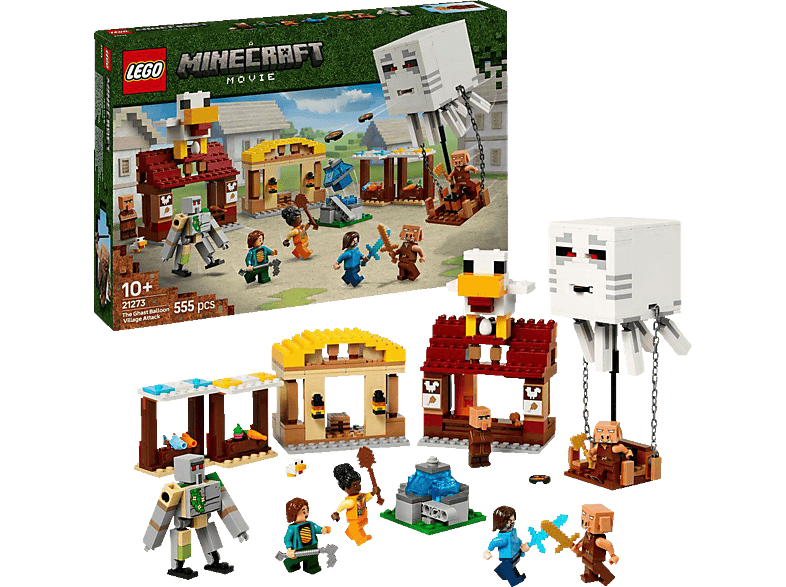 LEGO Minecraft 21273 Angriff des Ghast-Ballons Bausatz, Mehrfarbig LEGO Minecraft 21273 Angriff des Ghast-Ballons Bausatz, Mehrfarbig von LEGO